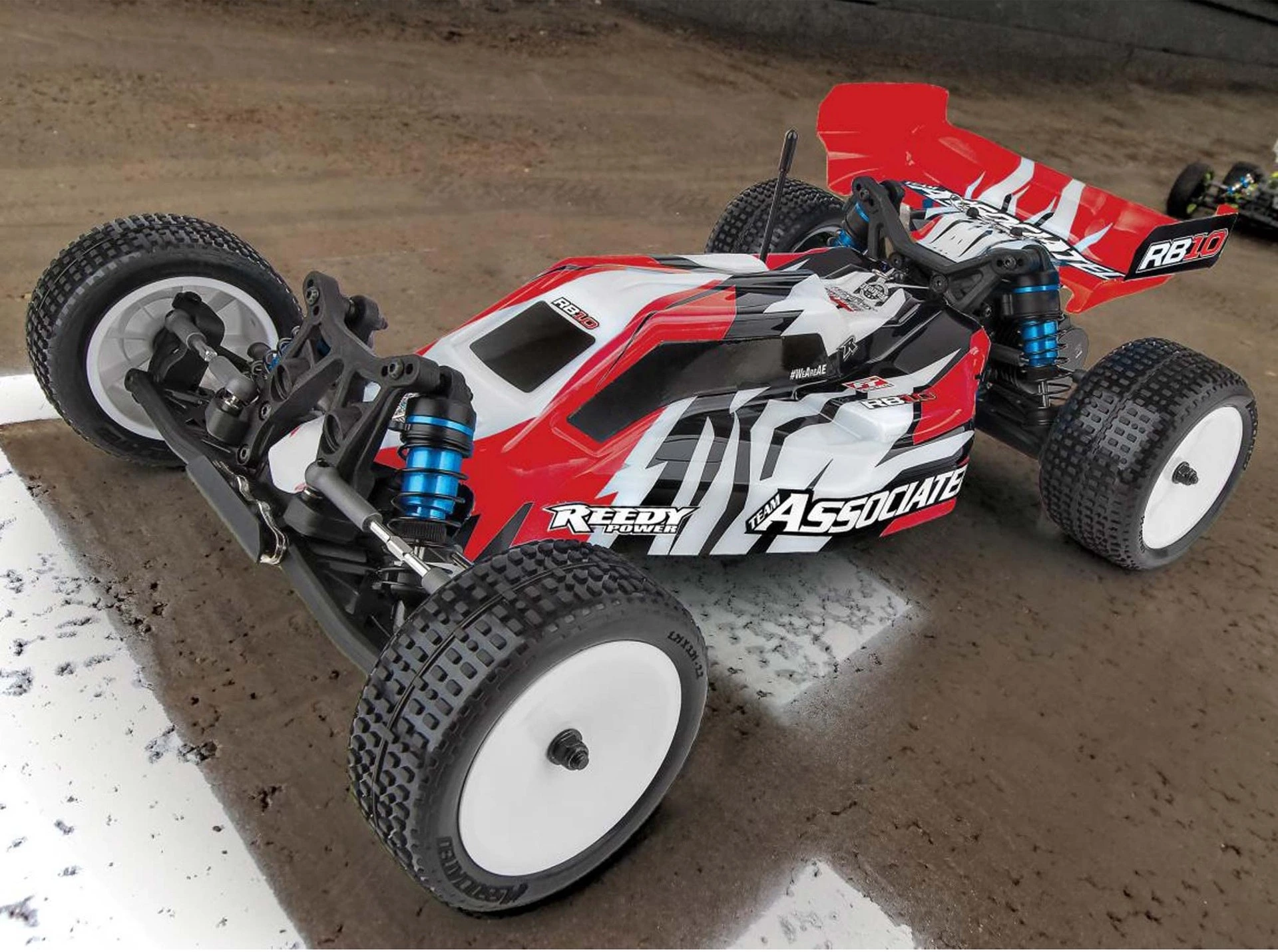 Team Associated RB10 RTR 1/10 Electric 2WD Brushless Buggy (Red) w/2.4GHz Radio & DVC