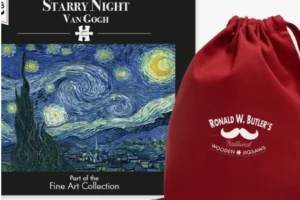 Starry Night by Vincent Van Gogh Wooden Jigsaw Puzzle