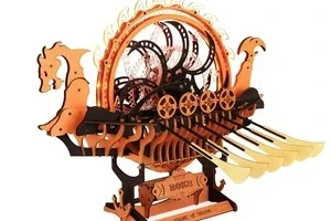 Viking Dragon Ship 3D Wooden Puzzle
