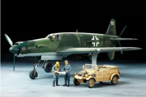 Tamiya 1/48 Dornier Do 335 Pfeil & Kubelwagen Type 82 Model Set