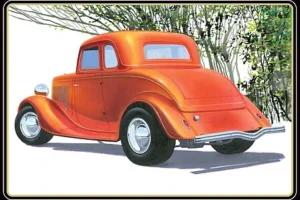 1934 Ford 5-Window Coupe Street Rod Plastic Model Kit