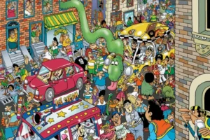 Traffic Jam by Len Epstein Jigsaw Puzzle 1000 piece