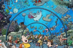 Chaos at the Aquarium Jigsaw Puzzle