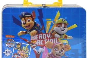 Tin Lunch Box w/ Puzzle