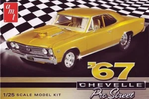 1967 Chevy Chevelle Pro Street Car Plastic Model Kit