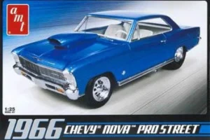 1966 Chevy Nova Pro Street Plastic Model Kit
