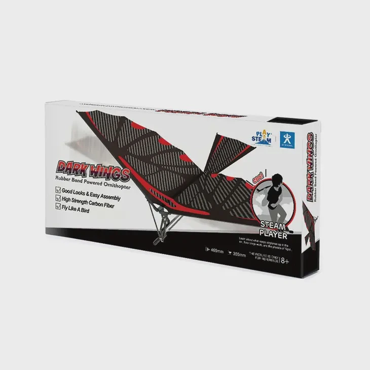 Dark Wings Rubber Band Powered Ornithoter