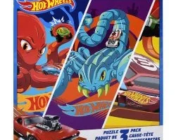 Hot Wheels Kids Puzzle 3 Pack