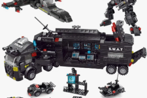 Police Truck Building Blocks 700 Pcs